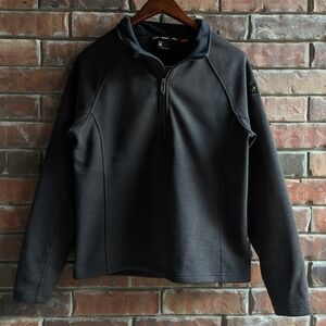 SPYDER Vectre 1/4 Zip Fleece Pullover Graphite Dark Gray 142311 Men's Sz Medium